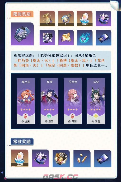 《崩坏：星穹铁道》哈努兄弟越狱记活动一览-第2张-手游攻略-GASK