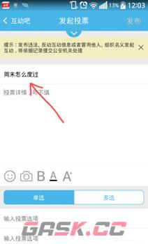 《互动吧》发起投票教程-第4张-手游攻略-GASK