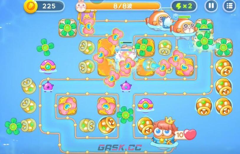 《保卫萝卜4》海的闺女第96关通关攻略-第9张-手游攻略-GASK