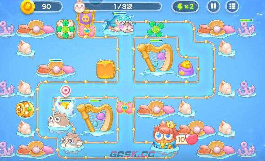 《保卫萝卜4》海的闺女第96关通关攻略-第3张-手游攻略-GASK
