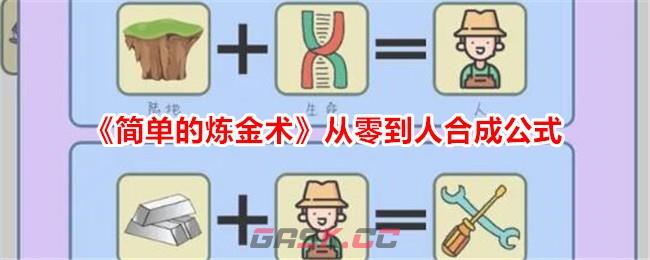 《简单的炼金术》从零到人合成公式-第1张-手游攻略-GASK