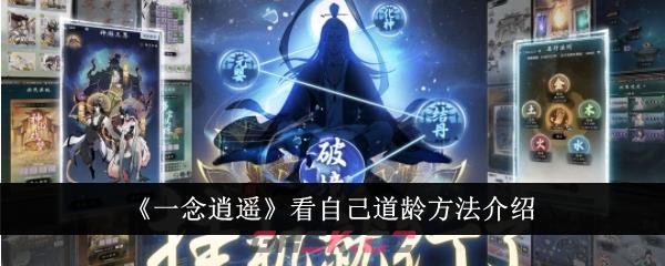 《一念逍遥》看自己道龄方法介绍-第1张-手游攻略-GASK