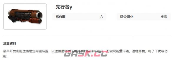 《艾塔纪元》先行者γ图鉴一览-第2张-手游攻略-GASK
