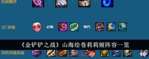 《金铲铲之战》山海绘卷莉莉娅阵容一览-第1张-手游攻略-GASK