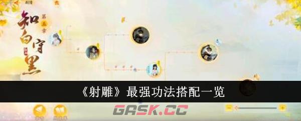 《射雕》最强功法搭配一览-第1张-手游攻略-GASK