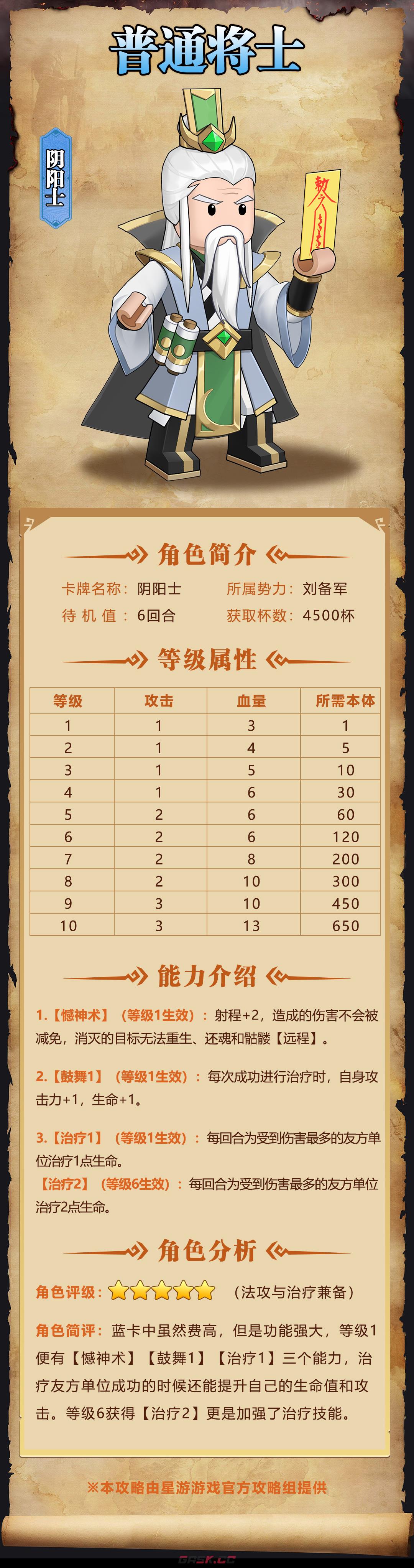 《我是小奇兵》阴阳士角色图鉴-第2张-手游攻略-GASK