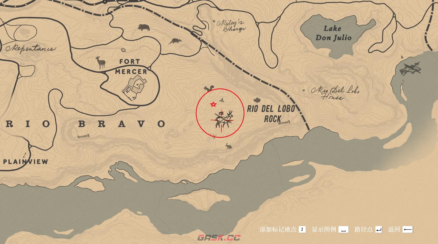 《荒野大镖客2》传说叉角羚在哪里找-第2张-单机攻略-GASK