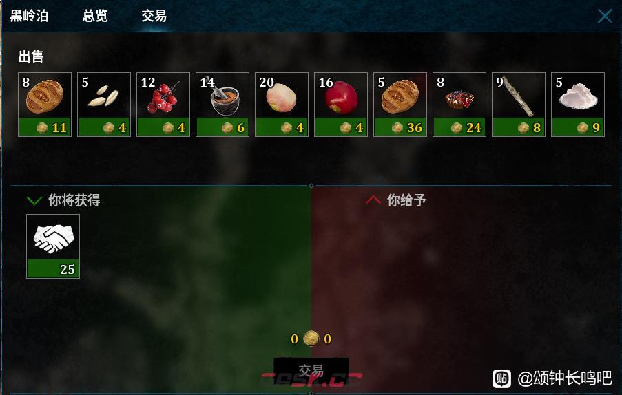 《颂钟长鸣》黑领泊交易商店有什么商品-第2张-单机攻略-GASK