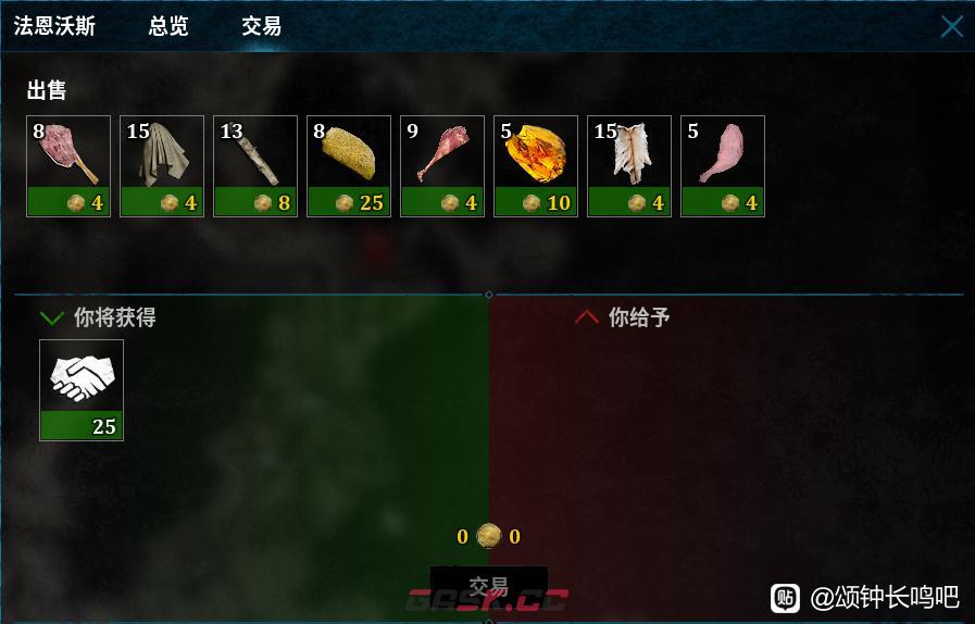 《颂钟长鸣》法恩沃斯交易商店有什么商品-第2张-单机攻略-GASK