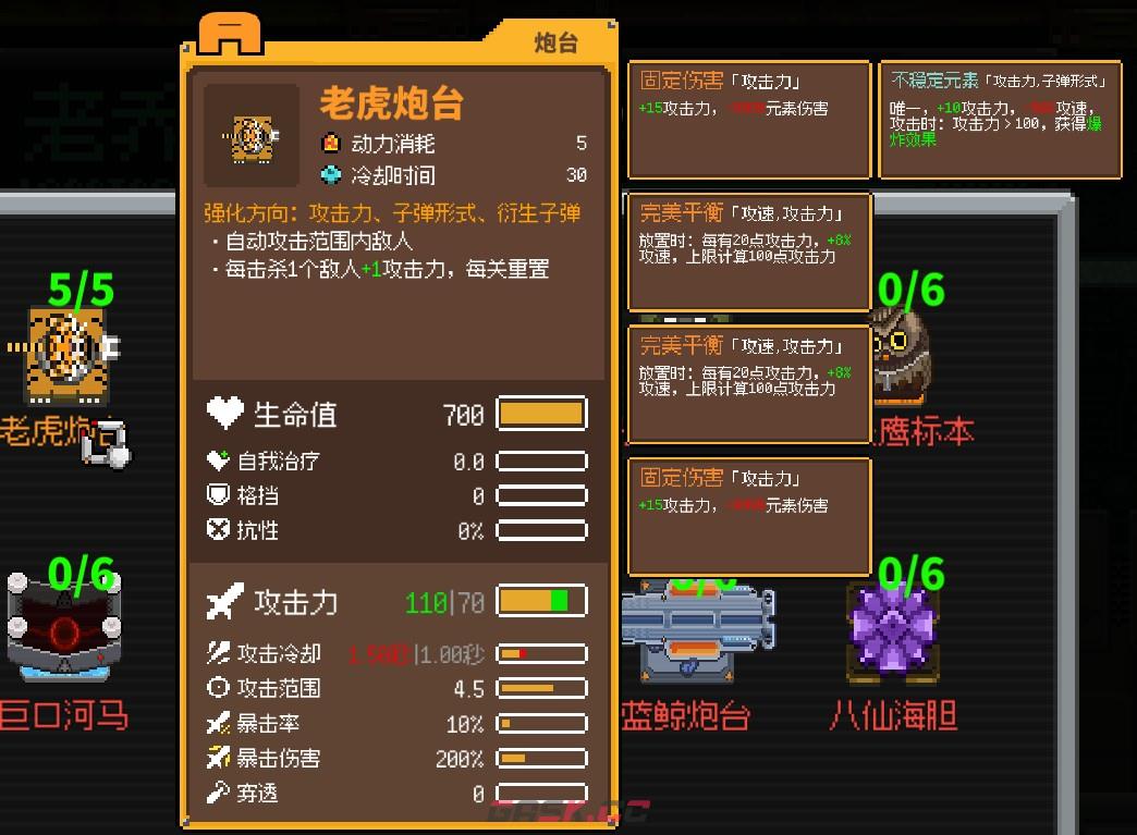 《鸡械绿洲》老虎炮台属性怎么样-第3张-单机攻略-GASK