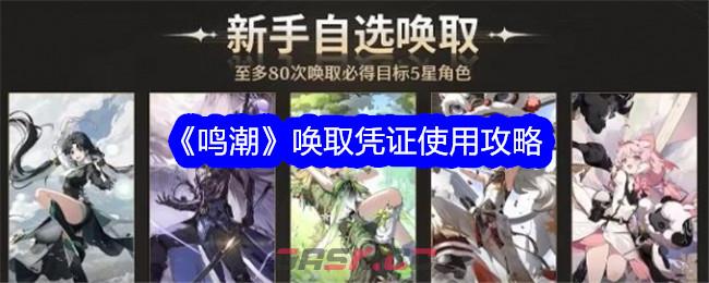 《鸣潮》唤取凭证使用攻略-第1张-手游攻略-GASK