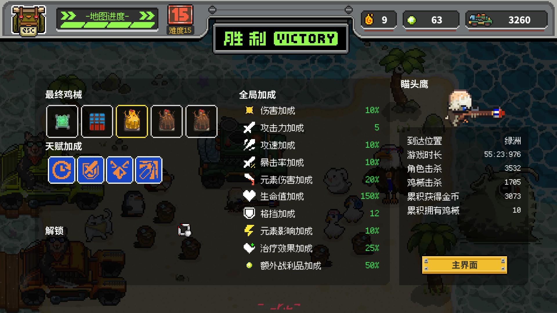 《鸡械绿洲》第三轮瞄头鹰怎么玩比较好-第2张-单机攻略-GASK
