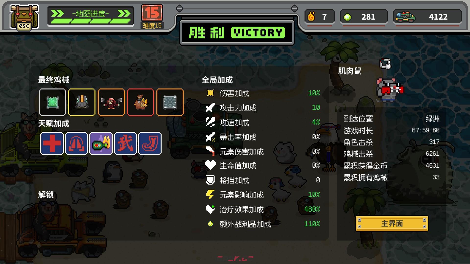 《鸡械绿洲》第四轮肌肉鼠怎么玩比较好-第2张-单机攻略-GASK