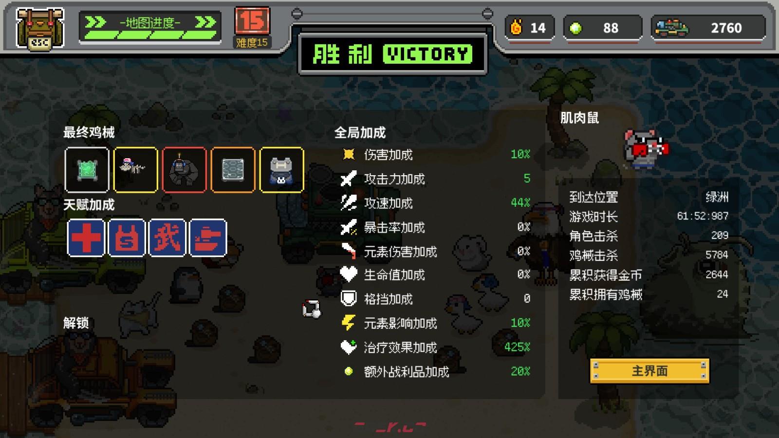 《鸡械绿洲》N15肌肉鼠4不死血魔流怎么玩-第5张-单机攻略-GASK