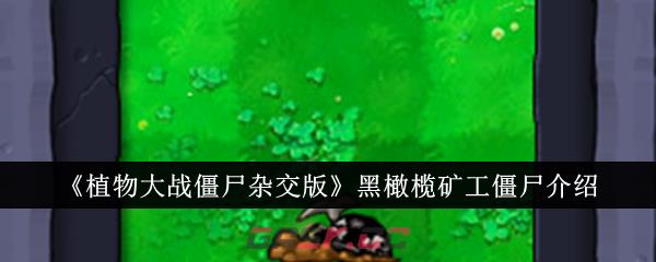 《植物大战僵尸杂交版》黑橄榄矿工僵尸介绍-第1张-手游攻略-GASK