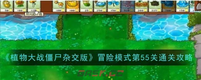 《植物大战僵尸杂交版》冒险模式第55关通关攻略-第1张-手游攻略-GASK