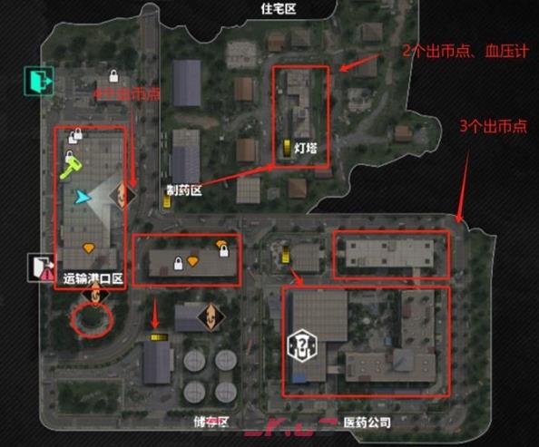 《萤火突击》医药公司地图摸金跑图路线一览-第2张-手游攻略-GASK