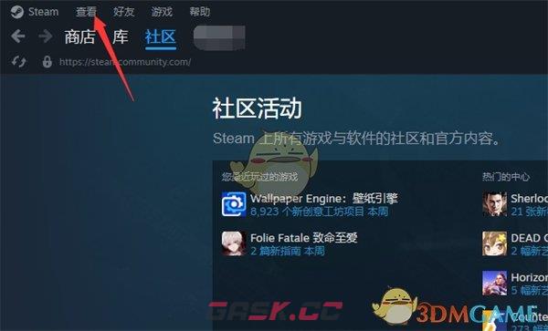 《steam》隐藏游戏查看方法-第2张-手游攻略-GASK