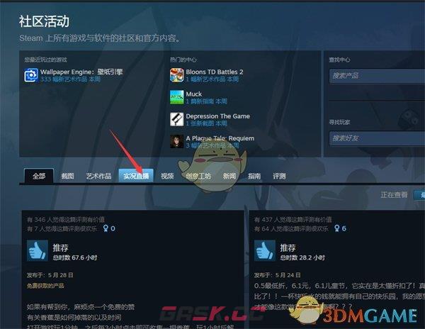 《steam》实况直播位置-第3张-手游攻略-GASK