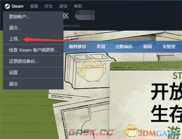 《steam》离线模式上线方法-第6张-手游攻略-GASK