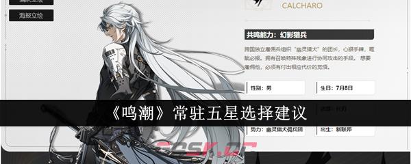《鸣潮》常驻五星选择建议-第1张-手游攻略-GASK