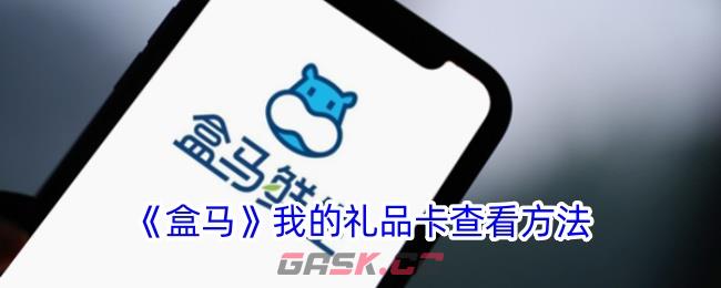 《盒马》我的礼品卡查看方法-第1张-手游攻略-GASK