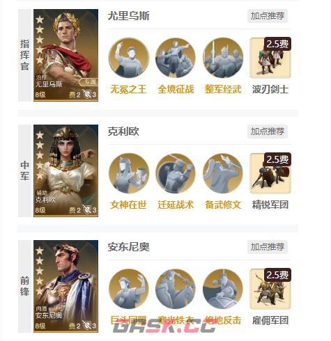 《世界启元》安东尼奥阵容搭配推荐-第3张-手游攻略-GASK