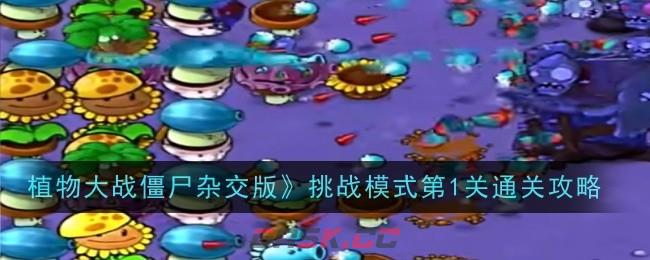 《植物大战僵尸杂交版》挑战模式第1关通关攻略-第1张-手游攻略-GASK