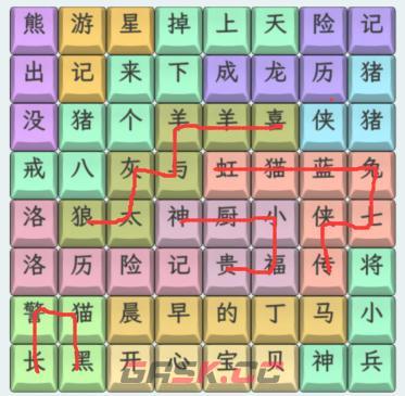 《文字找茬大师》童年动画片2连上动画片通关攻略-第3张-手游攻略-GASK