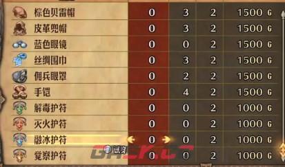 《圣兽之王》要塞都市巴巴奇莫武器店都有什么-第4张-单机攻略-GASK