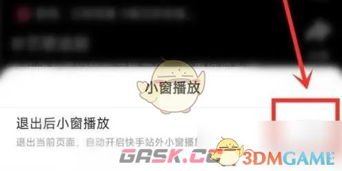 《快手极速版》取消小窗口模式方法-第5张-手游攻略-GASK