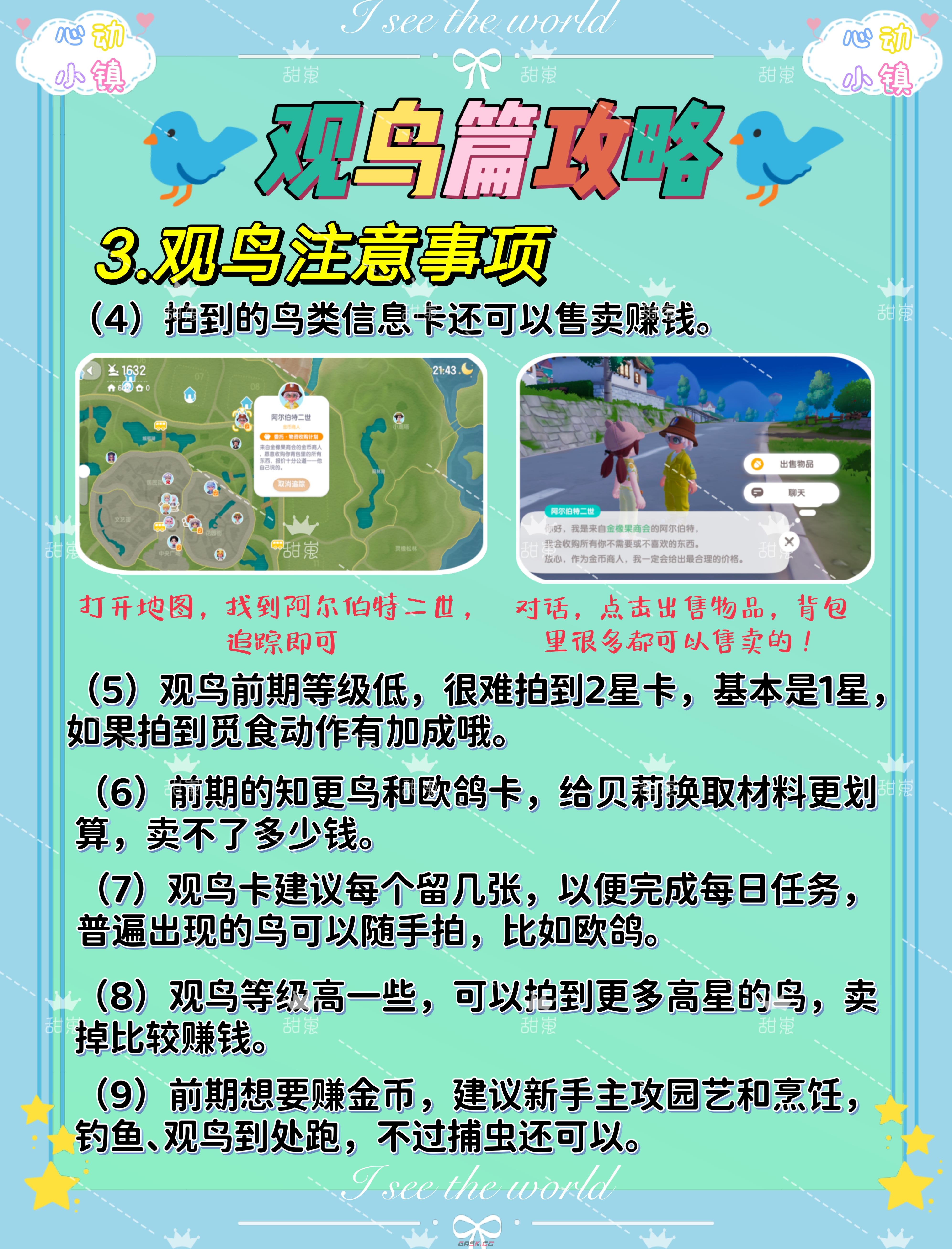 《心动小镇手游》观鸟玩法攻略-第5张-手游攻略-GASK