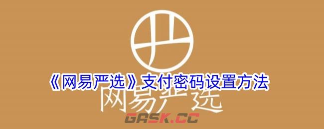 《网易严选》支付密码设置方法