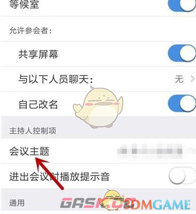 《zoom》设置会议主题方法-第5张-手游攻略-GASK