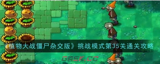 《植物大战僵尸杂交版》挑战模式第35关通关攻略-第1张-手游攻略-GASK