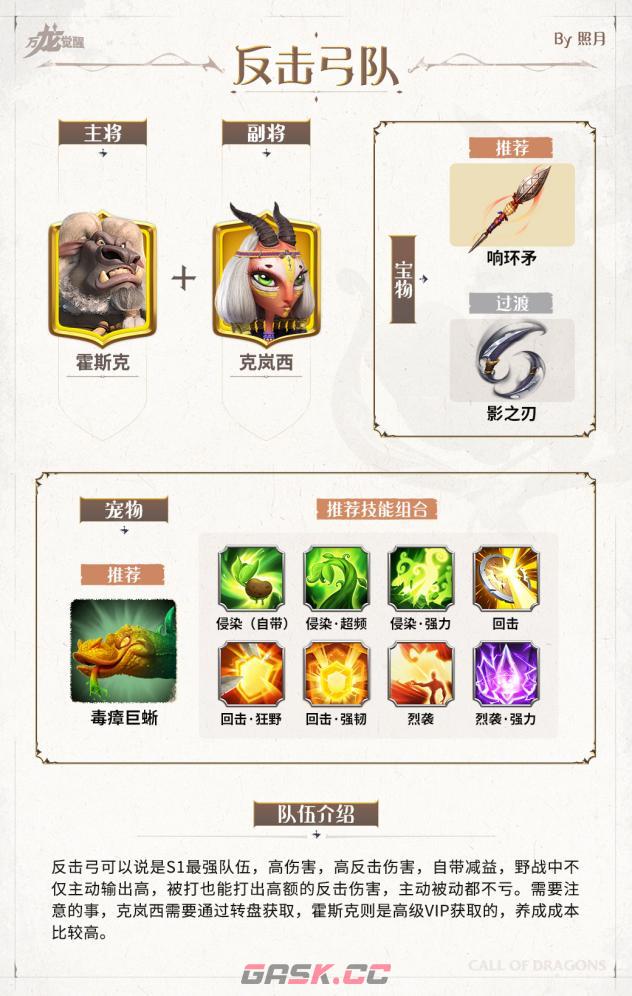 《万龙觉醒》新手配队攻略-第4张-手游攻略-GASK