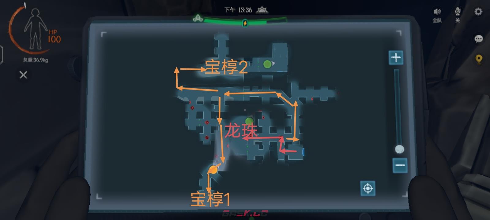 《代号：超自然》古墓遗迹深层图6摸金攻略-第2张-手游攻略-GASK