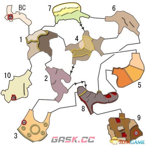 怪物猎人XX地底火山采集地图及素材一览-第2张-单机攻略-GASK