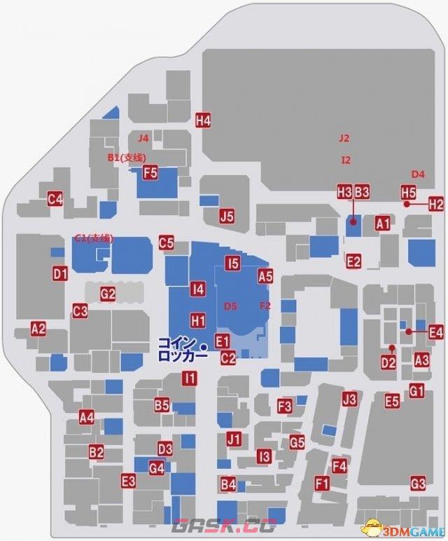 如龙极2地图钥匙分布总览-第2张-单机攻略-GASK