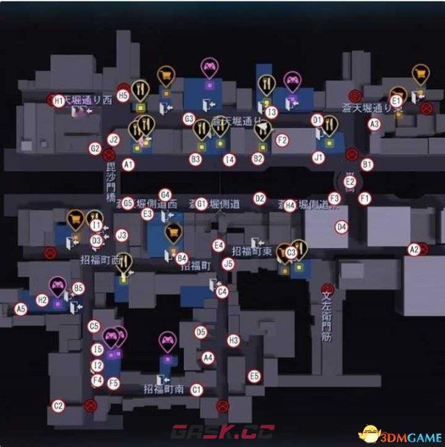 如龙极2地图钥匙分布总览-第1张-单机攻略-GASK