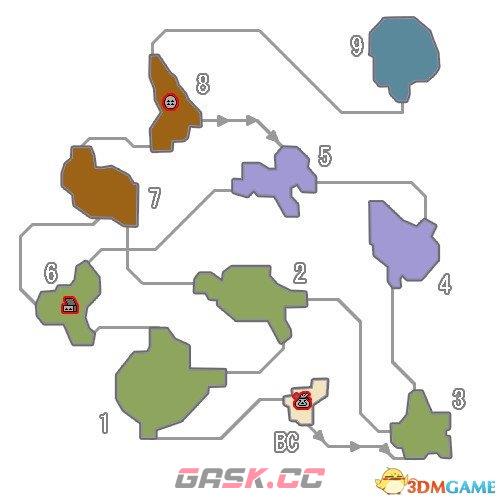 怪物猎人XX新地图遗迹岭采集攻略 遗岭采集地图列表-第2张-单机攻略-GASK