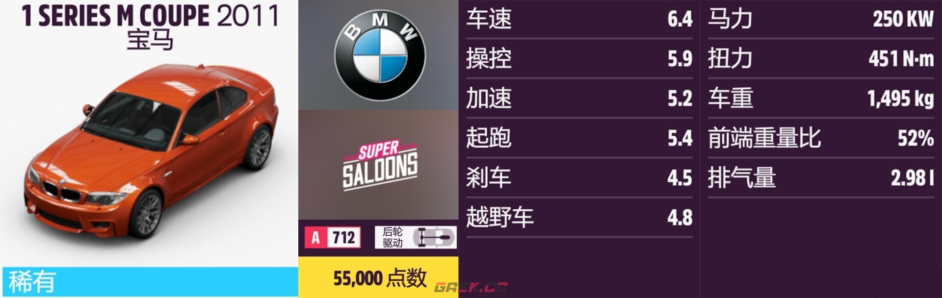 《极限竞速：地平线5》宝马全车辆获取方法介绍-第9张-单机攻略-GASK