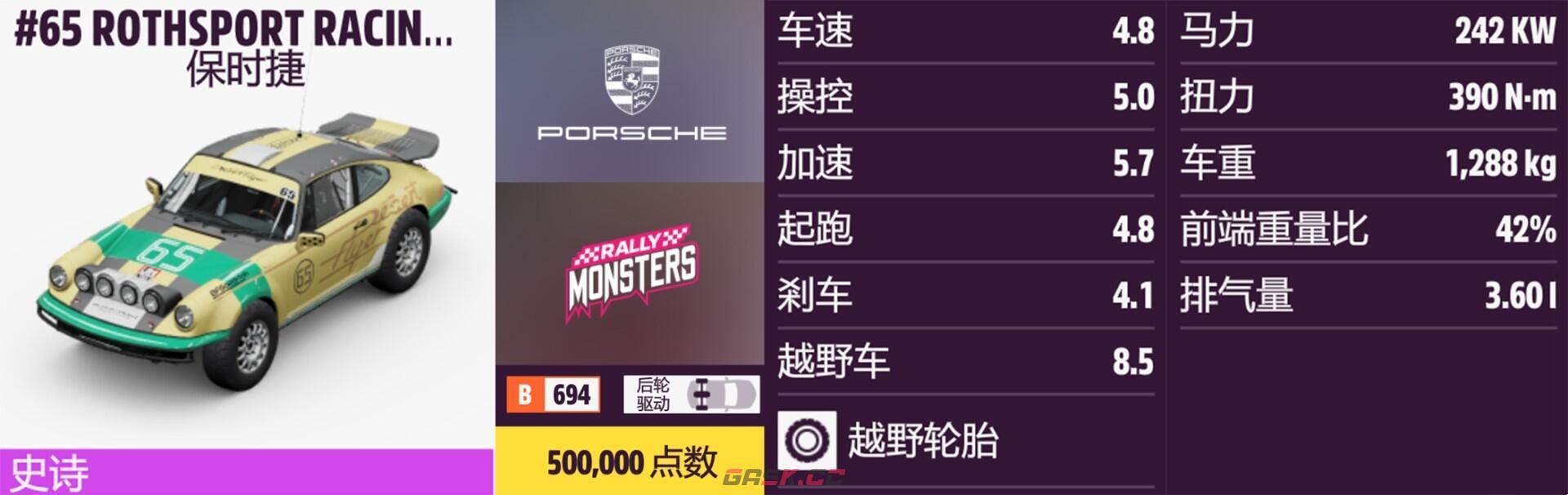 《极限竞速：地平线5》保时捷全车辆获取方法介绍-第22张-单机攻略-GASK