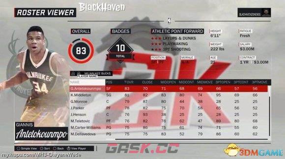 NBA 2K17球员能力数据一览 球员能力动态评价介绍-第29张-单机攻略-GASK