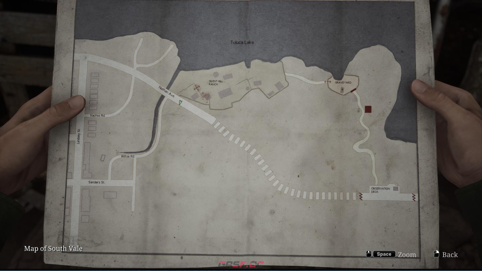 《寂静岭2：重制版》南谷东区收集品位置介绍-第2张-单机攻略-GASK
