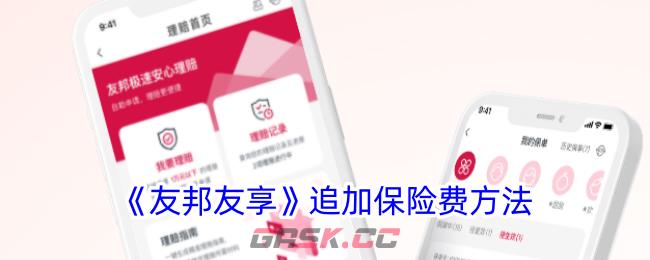 《友邦友享》追加保险费方法-第1张-手游攻略-GASK