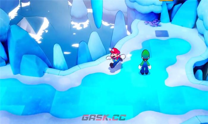 《马力欧＆路易吉RPG 兄弟齐航！》滑溜岛冰块拼图攻略分享-第2张-单机攻略-GASK