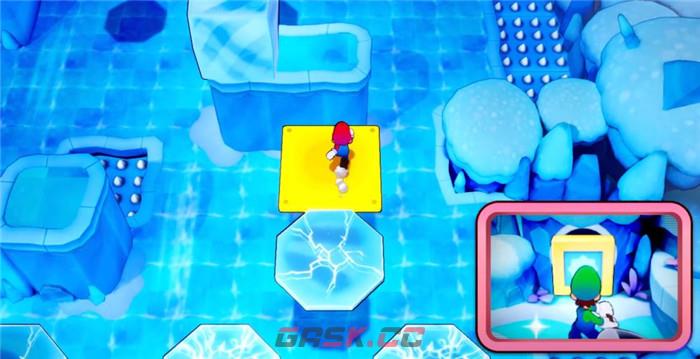 《马力欧＆路易吉RPG 兄弟齐航！》滑溜岛冰块拼图攻略分享-第3张-单机攻略-GASK