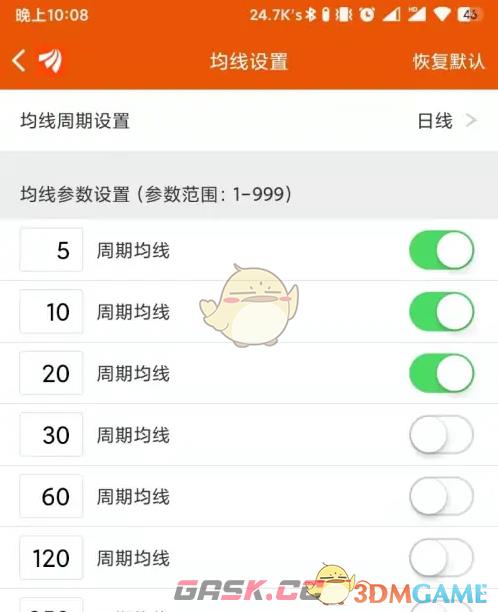 《东方财富》均线周期设置方法-第6张-手游攻略-GASK