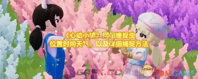 《心动小镇》网翅蝗捉虫位置时间天气，以及详细捕捉方法